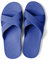 ICONIX Ciabatte Estive Uomo Cross - Perfette per Mare e Piscina, Ciabatte Uomo Estive - Confortevoli, alla Moda Disponibili in Varie Colorazioni (Blu, 46)