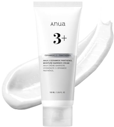 Anua 3 Ceramide Panthenol Moisture Barrier Cream, Korean Skincare, 100ml | Tägliche Gesichtscreme für Alle Hauttypen, Hydration, Nicht Komedogen, mit Centella für Die Hautbarriere Pflege