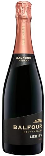 Balfour Leslie’s Rosé NV English Sparkling Rosé Wine from Kent, Traditional Method, Burnished Copper-Pink, Pinot Noir & Pinot Meunier-led Blend with Chardonnay, 75cl, 12% ABV – Great Aperitif & Gift