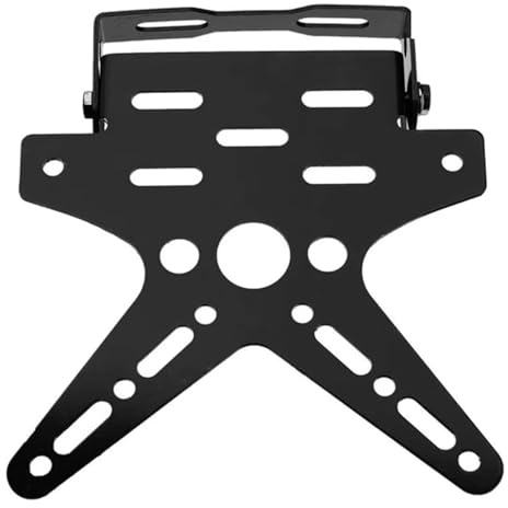 Number Plate Holder Universal Aluminum Adjustable Mount Bracket Registration Number Plate Cover Motorbike Parts Motorcycle License Plate Holder