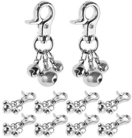 VERDANVERSE 10 Stück Glöckchen Halsband Accessoires Bunte Glöckchen Anhänger Für Katzenhalsbänder Haustierhalsband Anhänger Hängende Für Haustierhalsbänder