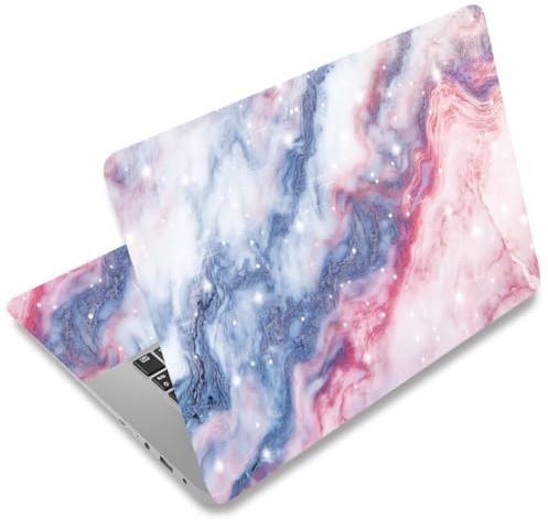 SUPERDANT Marmor Laptop Skin Aufkleber Decal Galaktische Sterne Universal Laptops Notebook Skin Sticker 12 13 13.3 14 15 15.4 15.6 Zoll Vinyl Laptop Cover Aufkleber Abziehbar Wasserdicht Notebook