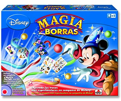 BORRAS - Magia Disney | Edición Mickey Magic, Trucos Personalizados con los Personajes de La Casa de Mickey Mouse | 15 Trucos de Magia y un DVD explicativo | a Partir de 5 años (14404)