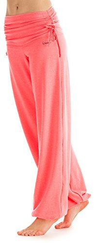 WINSHAPE Damen Wh1 Fitness Freizeit Sport Yoga Pilates Trainingshose, Neon Coral, M EU