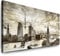 Julia-Art Leinwandbilder - 200 mal 80 cm Bild Hamburg Skyline, Stadt Wandbilder sind fertig gerahmt - Verschiedene Motive - Kunstdrucke XXL Panorama Ha-01-10