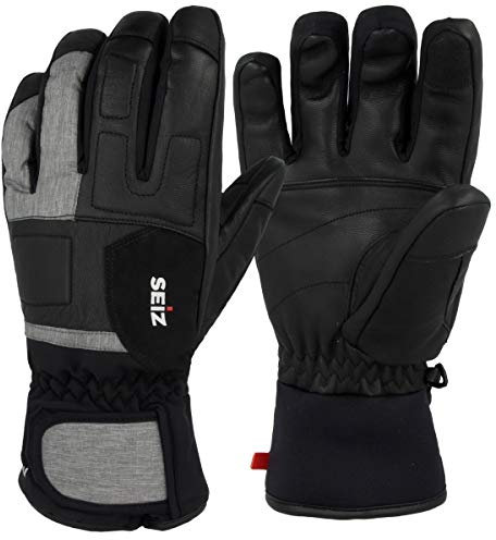 SEIZ Erwachsene Mellow Handschuhe, Schwarz, 10