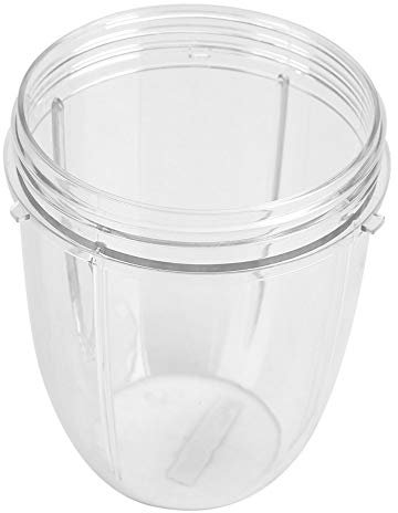 Samfox Juicer Cup, 18/24/32 OZ Clear Cups Juicer Cup Parts Ersatztasse, kompatibel mit NutriBullet Nutri 900 W (400 ml)