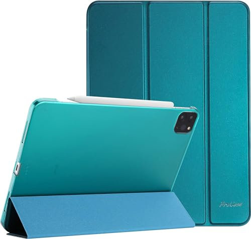 ProCase Cover iPad Air 13 Pollici M3/M2 2025/2024, iPad Pro 12.9 6/5/4/3 Generazione 2022/2021/2020/2018, Custodia Ultra Sottile Leggero con Auto Svegliati/Sonno -Emerald