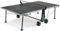 Cornilleau 300x - Outdoor Tischtennisplatte - Klappbar - Einfach zu bedienen - 5 mm Melaminharzplatte - TÜV geprüft -Tischtennistisch für draußen - Turniermaße - Grau