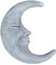 stoneandstyle Wandrelief Mond La Luna frostfest massiver Steinguss