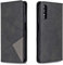 Posanter Kompatibel mit Huawei Honor 9X/ 9X Pro Hülle, Leder Brieftasche Flip Handytasche Schutzhülle Klapphülle, 360 Grad TPU Stoßfest Leder Hülle mit [Magnetisch, Kartenfach, Standfunktion](Schwarz)