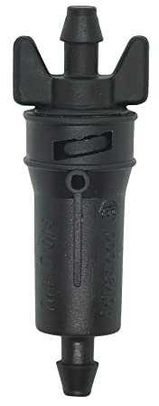 Gotero Turbulento - Caudal de 4 L/H - Color Negro - 170 Unidades - Riego por Goteo - para Tuberías de 16 mm, 20 mm y microtubos - Presión de Trabajo de 1 ATM - Irriclic