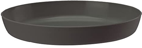 VERDENIA Azalia Blumentopf Untersetzer Blumenuntersetzer für Pflanzen und Kräuter Blumentopfuntersetzer für Innen aus Kunststoff Leicht Stabil Rund Viele Farben Viele Größen Ø11cm 15,5cm 20580 Grau