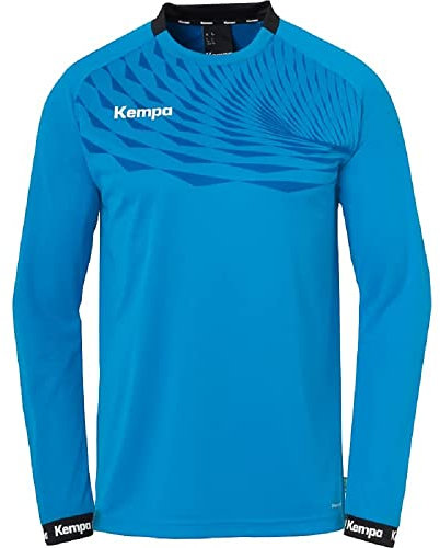 Kempa Herren Wave 26 Longsleeve Jungen Sport Langarmshirt Sport-Pullover, Kempablau/Royal, S EU