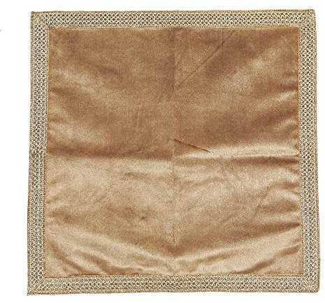 Indian Consigners Kleines einfarbiges Samttuch für Mehrzweckgebrauch (Maus)