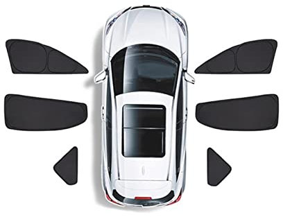 Sonnenblenden Für Tesla Für Modell 3 2022 Auto Seite Fenster Sonnenschutz Dachfenster Rollo Schattierung Vorne Heckscheibe Sonnenschirm Auto Zubehör Sonnenblende Auto ( Farbe : 4 sides 2 triangel )