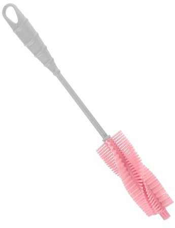 GLEAVI Silicone Bottle Brush Long Handle Cup Brush Cleaning Kitchen Gadget for Glassware
