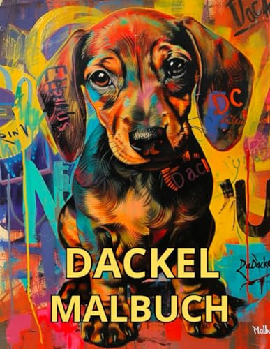 Dackel Malbuch: Stressabbau und Entspannung Für Erwachsene und Jugendliche