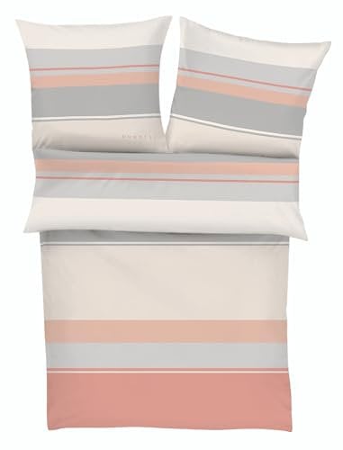 Ibena Bettwäsche Satin Bugatti (BL 155x220 cm) BL 155x220 cm rosa Bettbezug Bettzeug