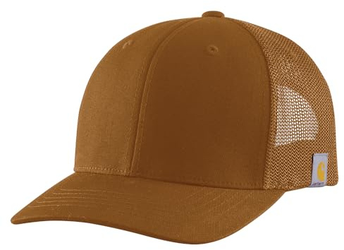 Carhartt Herren 106577 Rugged Flex Twill Mesh Back Cap, Braun (Carhartt Brown), Einheitsgröße