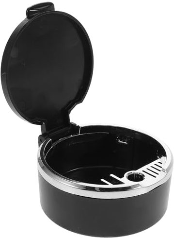 SOLUSTRE Cendriers Automatiques Avec Couvercle Anti-Odeurs Cendrier De Voiture Portable Cendrier Porte-Gobelet Cendrier De Véhicule Portable Mini Poubelle De Véhicule Pour Voiture Auto