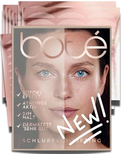 BOTÉ 288 Schlupflider Stripes unsichtbar & atmungsaktiv (XL) - Lidstraffung Strips für strahlende Augen - Eyelid Stickers gegen Schlupflider - Schlupflid Stripes - Dermatest sehr gut - NEUE GRÖSSEN