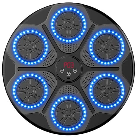Musik Boxen Maschine 9 Modi BT RGB Licht Musik Boxmaschine Zählen Geschwindigkeit einstellbar Boxen Wand Ziel für Zuhause Für Erwachsene und Kinder Exercise/Stress Release