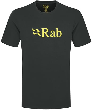 Rab Stance Logo SS Tee - Beluga/Pollen - XXL