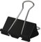 Foldback Klammern 48 Stück Groß 51mm Clips Büroklammern klemmen Vielzweckklammern Super Extra Groß Bulldoggen-Clips, (Schwarz)