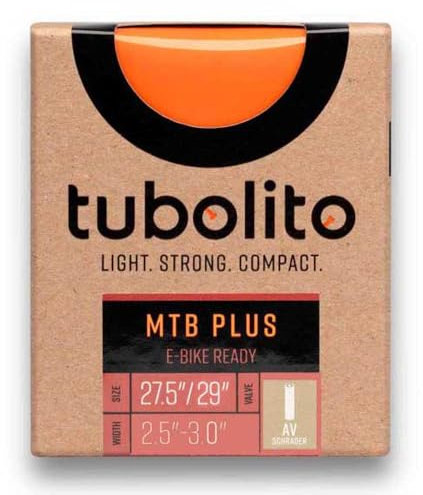 Tubolito X-Tubo E-Bike Fahrradschlauch aus Butyl-Gummi in der Farbe Orange, 50-584 -> 76-622, Größe 40 mm AV Ventil, 330 000 74