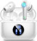 lukg Bluetooth Kopfhörer, 2024 Kopfhörer Kabellos Bluetooth 5.3 mit 4 ENC Noise Cancelling Mic, 40Std Tiefer Bass Hi-Fi Stereo in Ear ohrhörer, IP7 Wasserdicht Wireless Earbuds mit LED-Anzeige, Weiße