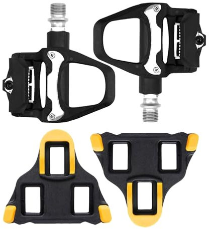 LEIMEND Fahrradpedale Compatibel mit Shimano SPD Pedale Rennradpedale Cleats und Montagematerial für MTB Gravel SDS Klickpedale Langstreckenfahrt