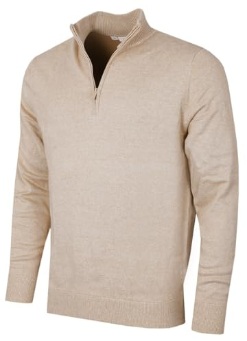 Calvin Klein Mens 2026 Campus 1/2 Zip All Season Easy Care Sweater