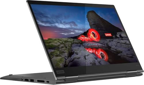 Lenovo ThinkPad X1 Yoga Gen 5, 2-in-1 Touchscreen Laptop, 14 Zoll FHD (1920x1080), Intel Core i5-10210, 16GB RAM, 256GB SSD, Stylus Pen, US QWERTY Tastatur, Windows 11 Pro (Generalüberholt)