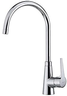 Grifo De Cocina Teka Monomando Vita 915 Color Cromo Ref 249150200 Caño Alto Giratorio