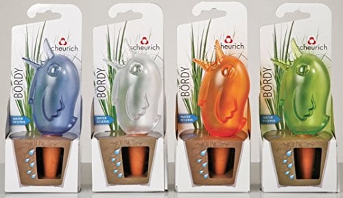 Juego de 4 de riego bola flor dispensador de agua de riego * bördy * – H15 cm/90ml
