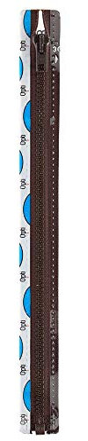 Opti P60-50-00881 Reißverschluss, Polyester, 00881 Braun, 50 cm Größe