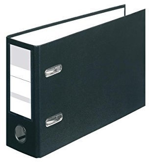Ordner / quer / DIN A5 / 80mm breit / Farbe: schwarz