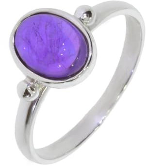 Artipol Ring mit echter Rosenquarz europeische Produktion franz.Stil - Schmuck silbern-rhodiniert - Ref 26-06 - größe 64 (20.4)