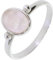 Artipol Ring mit echter Rosenquarz europeische Produktion franz.Stil - Schmuck silbern-rhodiniert - Ref 26-06 - größe 64 (20.4)
