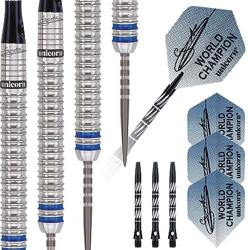 Unicorn World Champion Natural Gary Anderson Phase 3 Steel Dart, 90% Tungsten, 21g