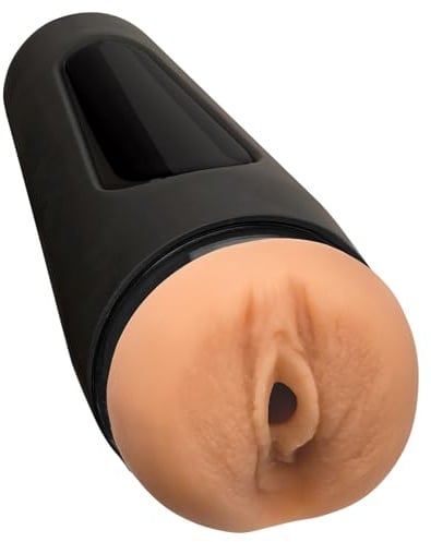 Main Squeeze Remy Lacroix ULTRASKYN Stroker - Realistic Textured Masturbator with Adjustable Suction and Pressure Control - Vanilla - Pussy Masturbation Device - for Adults Only