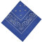 Bandana Halstuch Bikertuch Nickituch Kopftuch Baumwolle Mundschutz Piratentuch Blau