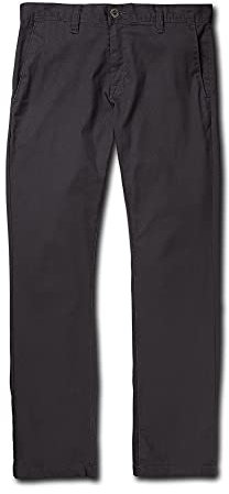 Volcom Herren Volcom Men's Frickin Modern Fit Stretch Chino casual pants, Anthrazit, 42W / 34L EU