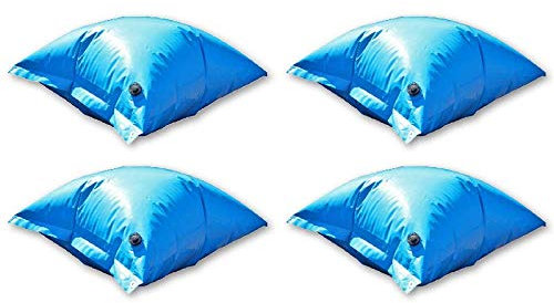 ESTA Poolshop 4 x Poolkissen Premium PVC für Winterabdeckplane blau aufblasbare Luftkissen | Beste Qualität
