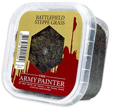 The Army Painter, Steppe Grass, para un resultado realista de hierba seca o salvaje, decoración y paisajes BF4115