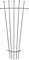 Decorative Garden Trellis - Wall Mounted Fan Trellis - Sold in Packs of 2 - Sturdy Garden Trellis (4ft (1.2m Tall)