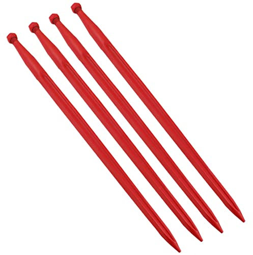 Frontladerzinken | 1000 mm | M22 Gewinde | von SHW | 4 Stück | Großballenzinken | Zinken | Frontladerspieß | Ballenspieß | Schwerlastzinken | Traktor | Schlepper | Ballengabel