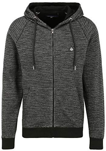 b BLEND Nuka Veste en Sweat Zippé Sweat-Shirt À Capuche pour Homme À Capuche, Taille:M, Couleur:Charcoal Mix (200278)