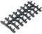 DL-pro Set cestello superiore per AEG Electrolux 138018410/9 1380184109 138018400/0 1380184000 spine in gomma 175 x 80 x 30 mm per cestello superiore lavastoviglie